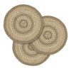 April & Olive Trivet Cobblestone Jute Trivet 15 Set of 3