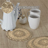 April & Olive Trivet Cobblestone Jute Trivet 8 Set of 3