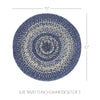 April & Olive Trivet Great Falls Blue Jute Trivet 15 Set of 3
