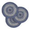 April & Olive Trivet Great Falls Blue Jute Trivet 15 Set of 3