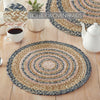 April & Olive Trivet Kaila Jute Trivet 15 inch Diameter Set of 3
