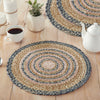 April & Olive Trivet Kaila Jute Trivet 15 inch Diameter Set of 3