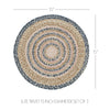 April & Olive Trivet Kaila Jute Trivet 15 inch Diameter Set of 3
