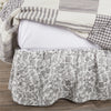 Custom Bed Skirt Gray Gables Twin Bed Skirt 76Lx39Wx16