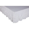Custom Bed Skirt Serenity King Bed Skirt 80Lx78Wx16