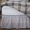 Custom Bed Skirt Twilight Floral King Bed Skirt 80Lx78Wx16