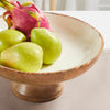 Custom Bowl Natural with White Wooden Bowl 12x12x5.5