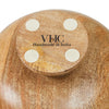 Custom Bowl Natural with White Wooden Bowl 12x12x5.5