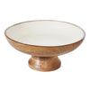 Custom Bowl Natural with White Wooden Bowl 12x12x5.5