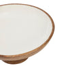 Custom Bowl Natural with White Wooden Bowl 12x12x5.5