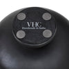 Custom Bowl Ribbed Black Wooden Bowl 12x12x5.5