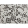 Custom Chair Pad Gray Gables Floral Chair Pad 16Lx16W