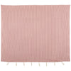 Custom Duvet Cover Farmhouse Ticking Red King Duvet Cover 92Lx108W