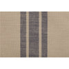 Custom Duvet Cover Market Place Blue Grain Sack Stripe King Duvet Cover 92Lx108W
