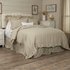 Custom Duvet Cover Provincial Linen Natural Queen Duvet Cover 90Lx90W