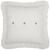 Custom Euro Sham Elizabeth Ruffled Fabric Euro Sham 26Lx26W