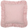 Custom Euro Sham Farmhouse Ticking Red Fabric Euro Sham 26Lx26W