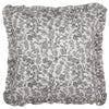 Custom Euro Sham Gray Gables Fabric Euro Sham 26Lx26W