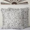 Custom Euro Sham Gray Gables Fabric Euro Sham 26Lx26W