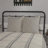 Custom Euro Sham Market Place Gray Quilted Euro Sham 26Lx26W