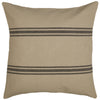 Custom Euro Sham Mill House Stripe Black Euro Sham 26Lx26W