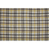Custom Euro Sham Morning Meadow Plaid Fabric Euro Sham 26Lx26W