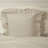 Custom Euro Sham Provincial Linen Natural Euro Sham 26Lx26W