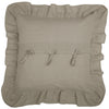 Custom Euro Sham Provincial Linen Natural Euro Sham 26Lx26W