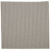 Custom Napkin Farmhouse Ticking Gray Napkin Set of 4 18Lx18W