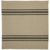 Custom Napkin Mill House Stripe Black Napkin Set of 4 18Lx18W