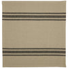 Custom Napkin Mill House Stripe Black Napkin Set of 4 18Lx18W