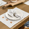 Custom Napkin Timeless Ticking Gray Napkin Set of 4 18Lx18W