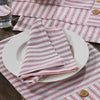 Custom Napkin Timeless Ticking Red Napkin Set of 4 18Lx18W
