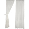 Custom Panel Elizabeth Ruffled Panel Set of 2 84Lx40W