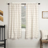 Custom Panel Farmcloth Stripe Short Panel Set of 2 63Lx36W