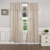Custom Panel Farmhouse Ticking Taupe Panel Set of 2 96Lx50W