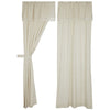 Custom Panel Flax and Lace Panel Set of 2 84Lx40W