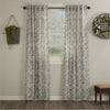 Custom Panel Gray Gables Floral Panel Set of 2 84Lx40W