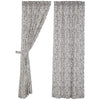 Custom Panel Gray Gables Floral Panel Set of 2 96Lx40W