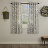 Custom Panel Gray Gables Floral Short Panel Set of 2 63Lx36W