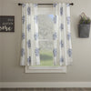 Custom Panel Lydia Blue Short Panel Set of 2 63Lx36W