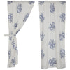Custom Panel Lydia Blue Short Panel Set of 2 63Lx36W