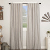 Custom Panel Market Place Blue Ticking Stripe Panel Set of 2 96Lx50W