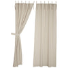 Custom Panel Market Place Natural Tie Top Panel Set of 2 84Lx40W