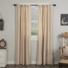 Custom Panel Market Place Red Grain Sack Stripe Panel Set of 2 84Lx40W