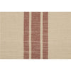 Custom Panel Market Place Red Grain Sack Stripe Panel Set of 2 96Lx50W