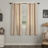 Custom Panel Market Place Red Grain Sack Stripe Short Panel Set of 2 63Lx36W