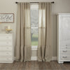 Custom Panel Provincial Linen Natural Panel Set of 2 120Lx50W