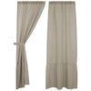 Custom Panel Provincial Linen Natural Panel Set of 2 120Lx50W