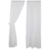 Custom Panel Provincial Linen White Panel Set of 2 120Lx50W